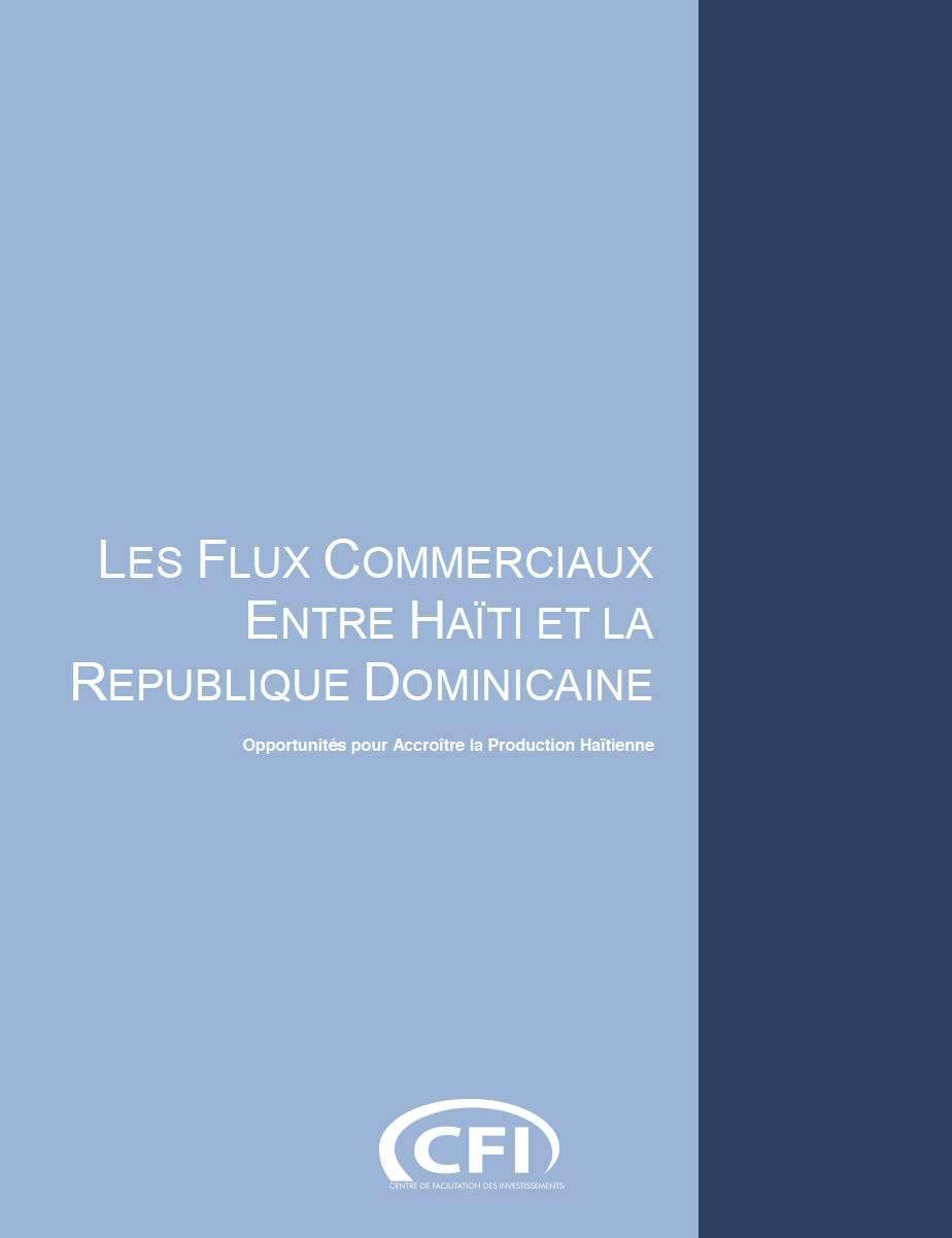 Les flux commerciaux Entre Haïti et la Republique dominicaine
